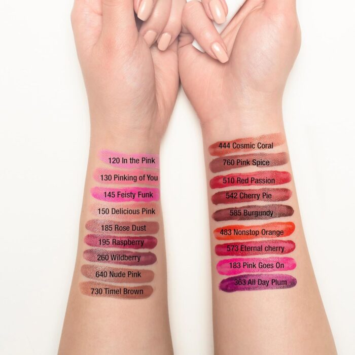 MAYBELLINE - SuperStay 24H Lipstick - 185 Rose Dust - Pink - Long lasting Glossy Lipstick - 10 ml MAYBELLINE - SuperStay 24H Lipstick - 185 Rose Dust - Pink - Long lasting Glossy Lipstick - 10 ml