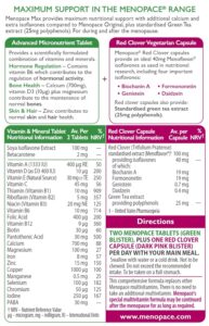 Menopace by Vitabiotics Max Capsules & Tablets x 84