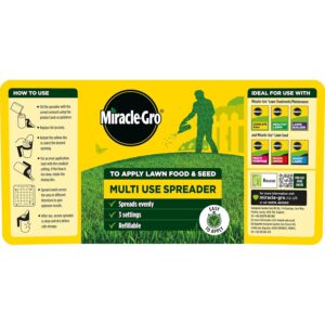 Miracle-Gro Compact Lawn Spreader - for Seeding and Feeding Your Luscious Lawn
