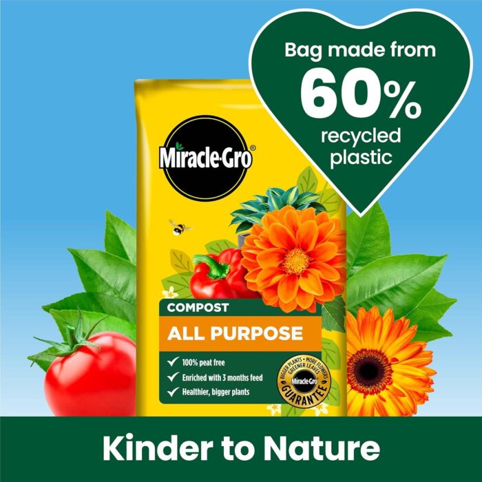 Miracle-Gro® Peat Free Premium All Purpose Compost 10 litres Miracle-Gro® Peat Free Premium All Purpose Compost 10 litres