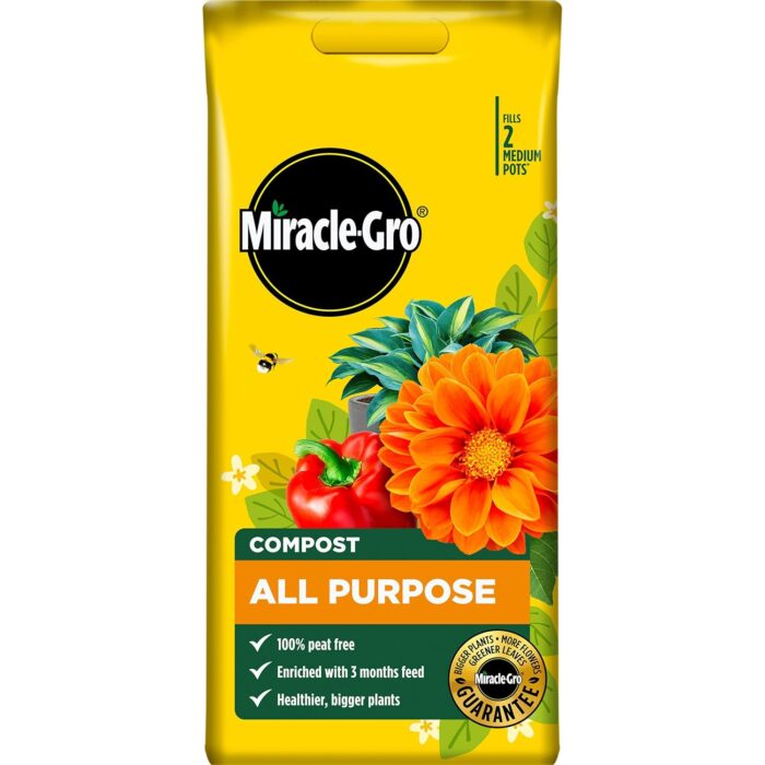 Miracle-Gro® Peat Free Premium All Purpose Compost 10 litres Miracle-Gro® Peat Free Premium All Purpose Compost 10 litres