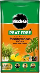 Miracle-Gro Peat-Free Premium Mediterranean & Citrus Plant Compost