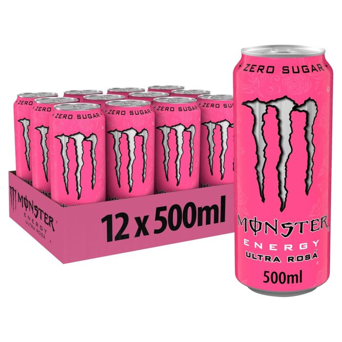 Monster Ultra Rosa 12 x 500 ml Monster Ultra Rosa 12 x 500 ml
