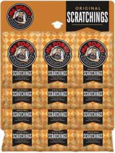 Mr Porky Original Scratchings Gold Pubcard 12 x 25g – Traditional Pork Scratchings