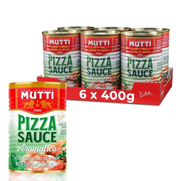 Mutti Flavoured Pizza Sauce 6 x 400g Mutti Flavoured Pizza Sauce 6 x 400g