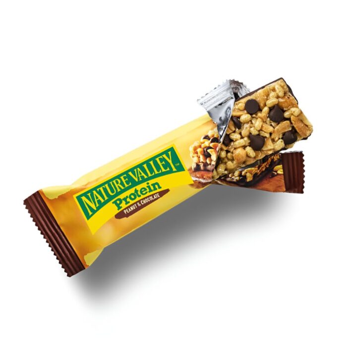 Nature Valley Protein Peanut & Chocolate Gluten Free Cereal Bars 26 x 40g Nature Valley Protein Peanut & Chocolate Gluten Free Cereal Bars 26 x 40g