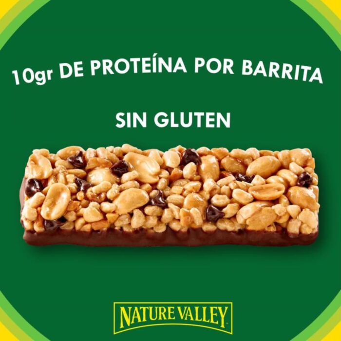 Nature Valley Protein Peanut & Chocolate Gluten Free Cereal Bars 26 x 40g Nature Valley Protein Peanut & Chocolate Gluten Free Cereal Bars 26 x 40g