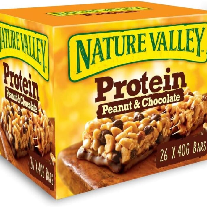 Nature Valley Protein Peanut & Chocolate Gluten Free Cereal Bars 26 x 40g Nature Valley Protein Peanut & Chocolate Gluten Free Cereal Bars 26 x 40g