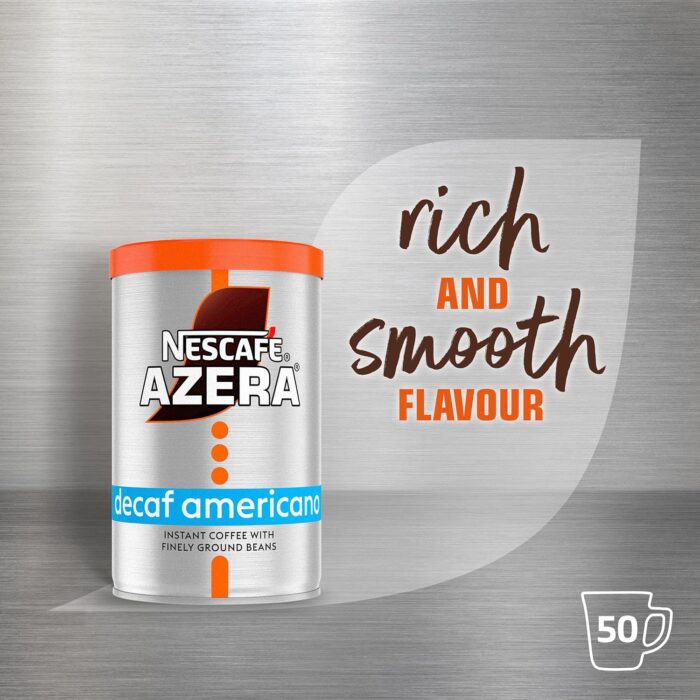 NESCAFÉ Azera Americano Decaff Instant Coffee 90g (Pack of 6) (Packing May Vary) NESCAFÉ Azera Americano Decaff Instant Coffee 90g (Pack of 6) (Packing May Vary)