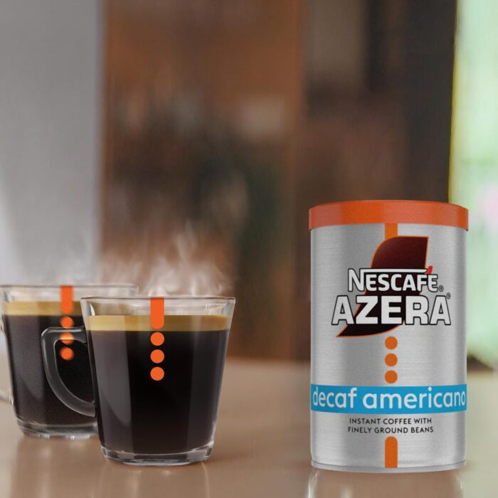NESCAFÉ Azera Americano Decaff Instant Coffee 90g (Pack of 6) (Packing May Vary) NESCAFÉ Azera Americano Decaff Instant Coffee 90g (Pack of 6) (Packing May Vary)