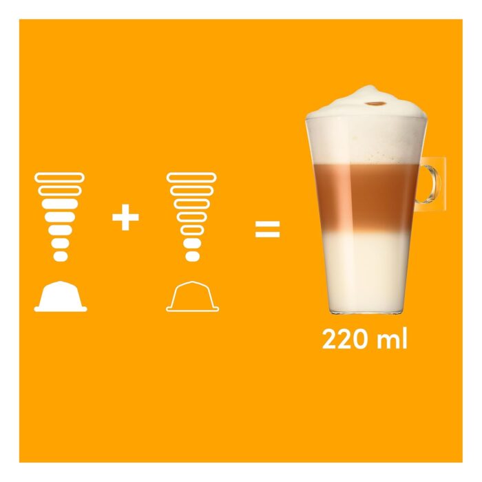 NESCAFÉ DOLCE GUSTO Latte Macchiato Coffee Pods Pack of 3 (Total 24 Servings) NESCAFÉ DOLCE GUSTO Latte Macchiato Coffee Pods Pack of 3 (Total 24 Servings)