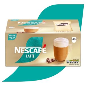 Nescafé Latte Instant Coffee Sachets – 40 X 18G Nescafé Latte Instant Coffee Sachets - 40 X 18G