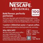 Nescafe Original Individual One Cup Instant Coffee Sachets x 100 1.2g Sticks