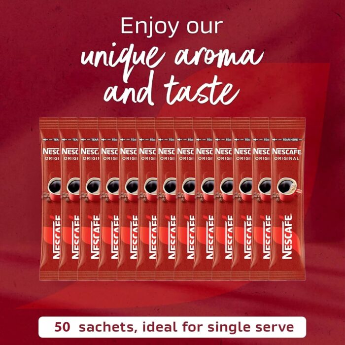 Nescafe Original Individual One Cup Instant Coffee Sachets x 50 1.2g Sticks