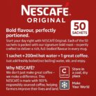 Nescafe Original Individual One Cup Instant Coffee Sachets x 50 1.2g Sticks