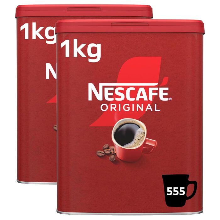 NESCAFÉ Original Instant Coffee 2 x 1kg Tins NESCAFÉ Original Instant Coffee 2 x 1kg Tins