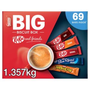 Nestlé Kitkat and Friends Big Biscuit Box | 69 x Chocolate Biscuit Bars - KitKat