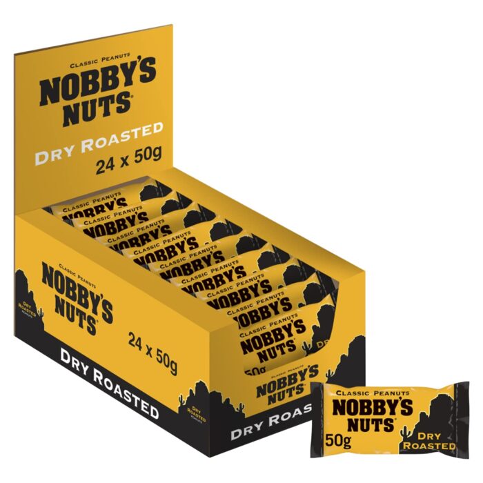 Nobby's Nuts Classic Dry Roasted Peanuts 50 g (Case of 24) Nobby's Nuts Classic Dry Roasted Peanuts 50 g (Case of 24)