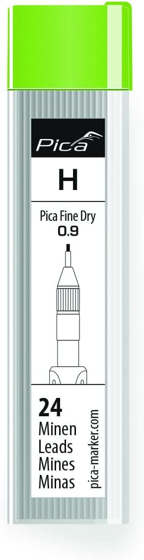 Pica 7050 Precise Fine Dry automatic Pencil Lead refill set H Pica 7050 Precise Fine Dry automatic Pencil Lead refill set H