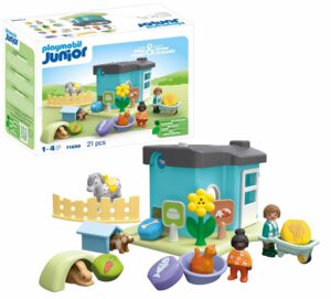 PLAYMOBIL Junior 71690 Animal Pension with Feeder