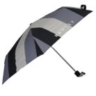 RADLEY London Womens Responsible Foldaway Telescopic Umbrella Tavistock Stripe in Black & Grey