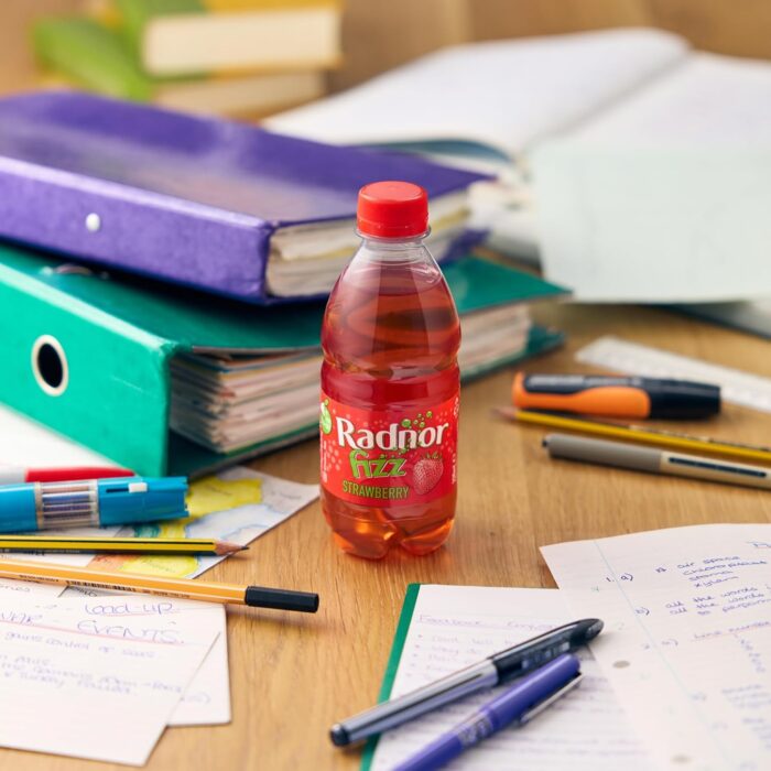 Radnor Fizz Strawberry No Added Sugar Juice Drink 24x330ml Radnor Fizz Strawberry No Added Sugar Juice Drink 24x330ml