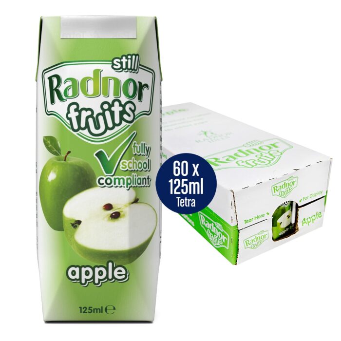 Radnor Fruits Apple 50% Fruit Juice Tetra Pak 60x125ml Radnor Fruits Apple 50% Fruit Juice Tetra Pak 60x125ml