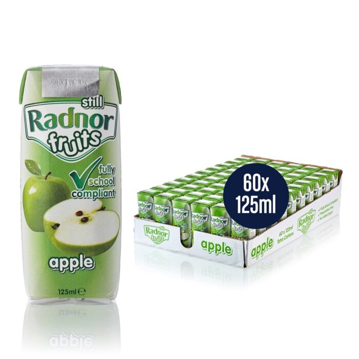 Radnor Fruits Apple 50% Fruit Juice Tetra Pak 60x125ml Radnor Fruits Apple 50% Fruit Juice Tetra Pak 60x125ml
