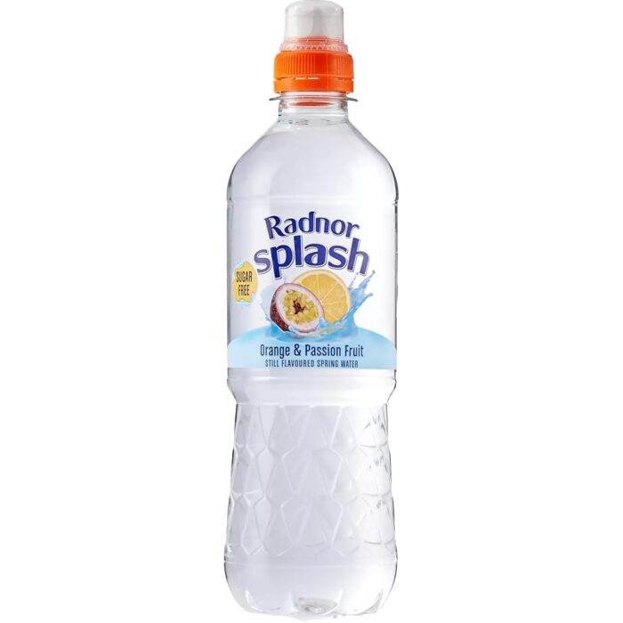 Radnor Splash Orange & Passion Fruit Sugar Free Flavoured Water Multipack 24 x 500ml