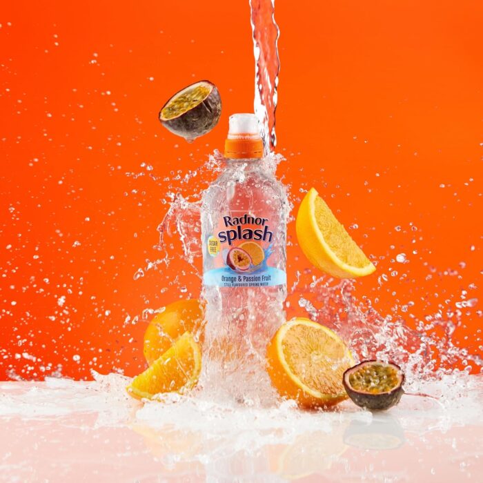Radnor Splash Orange & Passion Fruit Sugar Free Flavoured Water Multipack 24 x 500ml