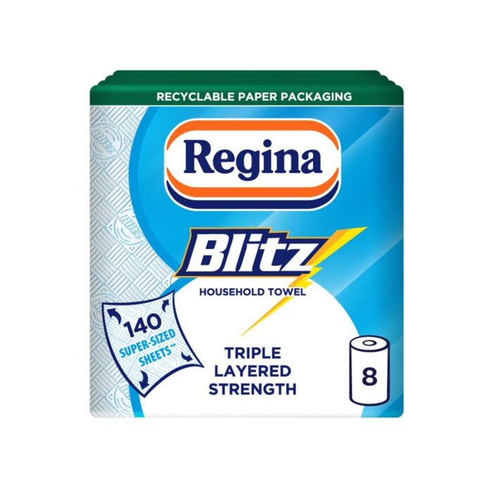 Version 1.0.0 Regina Blitz Household Towels – 8 Triple Layered Rolls