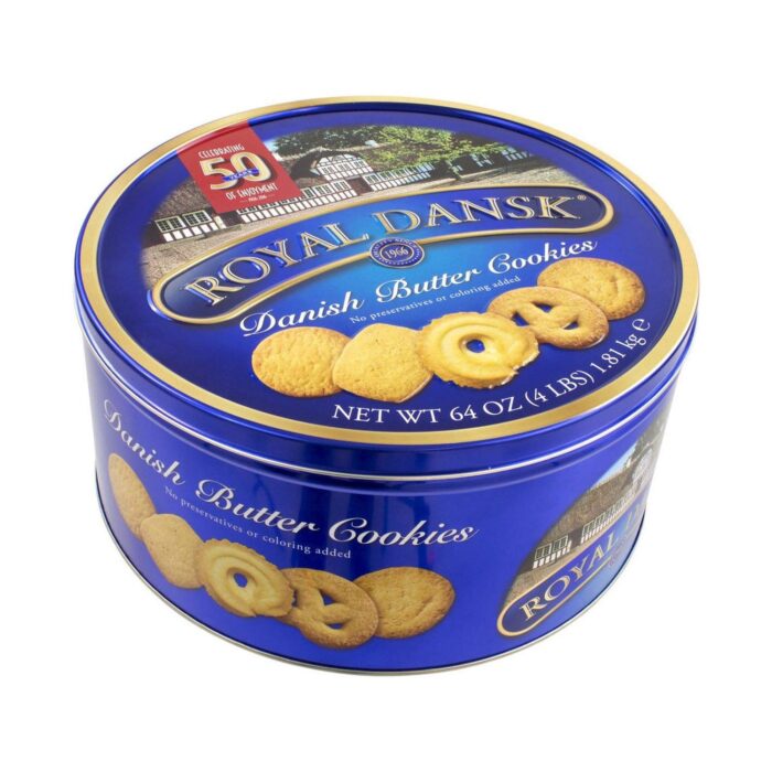 Royal Dansk Danish Butter Cookies 1.81kg Tin Family & Share Tin Simple Sweet & Buttery Royal Dansk Danish Butter Cookies 1.81kg Tin Family & Share Tin Simple Sweet & Buttery