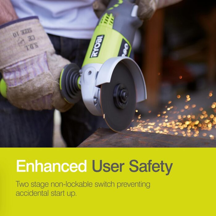 Ryobi R18AG-0 18V ONE+ Angle Grinder (Battery & Charger Excluded)