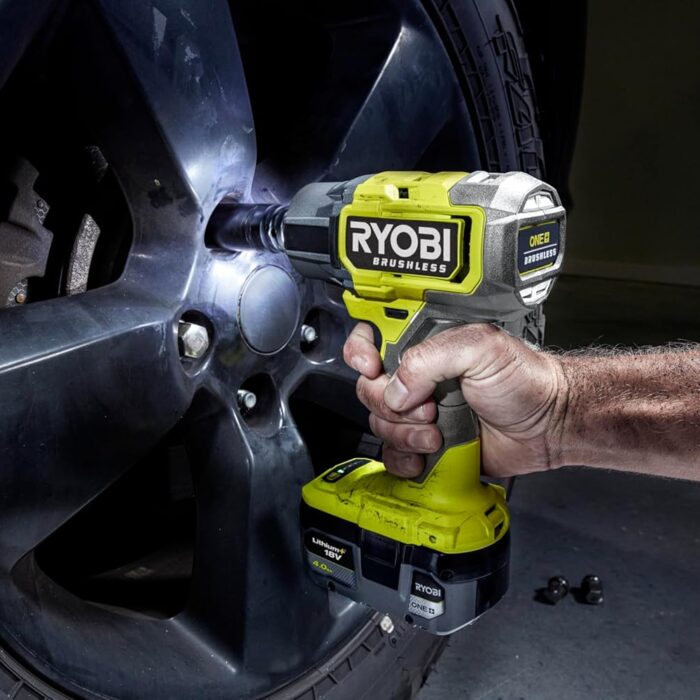 RYOBI RIW18BL-0 18V ONE+ Cordless Brushless Impact Wrench (Bare Tool) RYOBI RIW18BL-0 18V ONE+ Cordless Brushless Impact Wrench (Bare Tool)