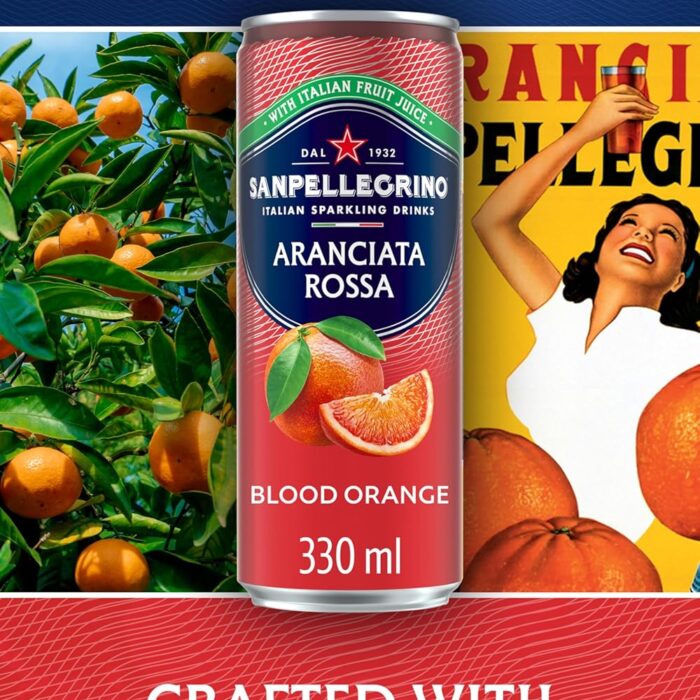 san-pellegrino-italian-sparkling-drinks-tastefully-light-sparkling-blood-4.jpg San Pellegrino Italian Sparkling Drinks Tastefully Light Sparkling Blood Orange Canned Soft Drink 12 x 330ml