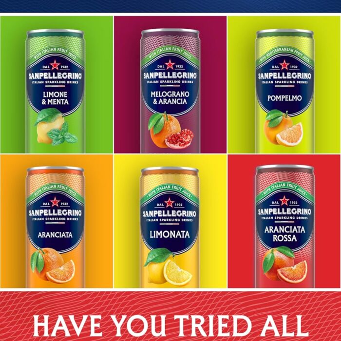 san-pellegrino-italian-sparkling-drinks-tastefully-light-sparkling-blood-5.jpg San Pellegrino Italian Sparkling Drinks Tastefully Light Sparkling Blood Orange Canned Soft Drink 12 x 330ml