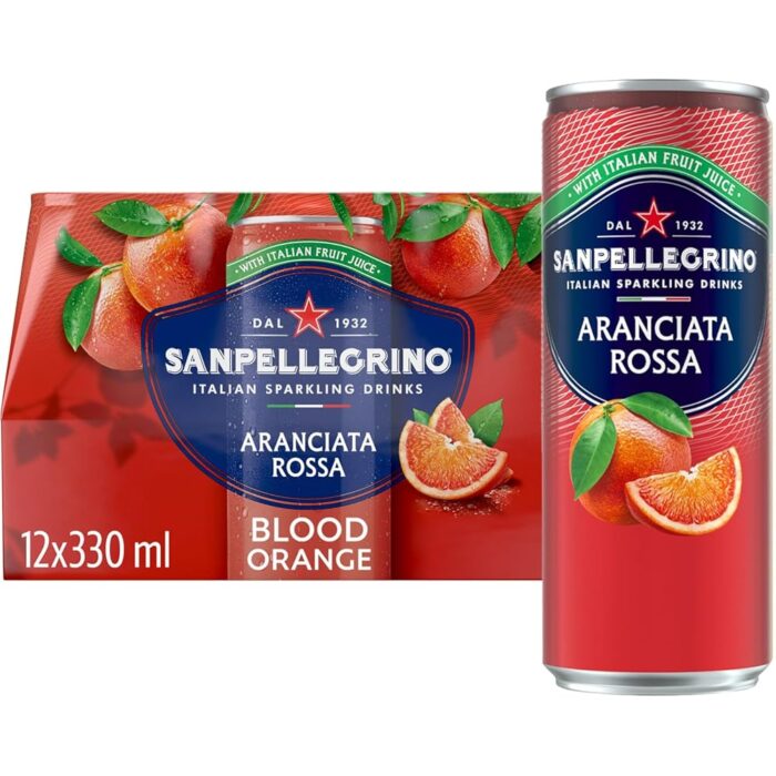 san-pellegrino-italian-sparkling-drinks-tastefully-light-sparkling-blood.jpg San Pellegrino Italian Sparkling Drinks Tastefully Light Sparkling Blood Orange Canned Soft Drink 12 x 330ml
