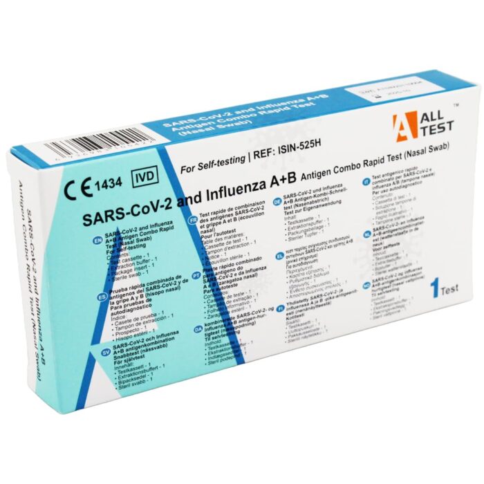 SARS-CoV-2 and Influenza A+B Antigen Combo Rapid Test (Nasal Swab)