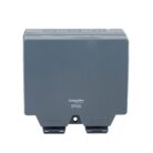 Schneider Electric Lisse Weatherproof IP66 2 gang switched 13A socket - LWP3020