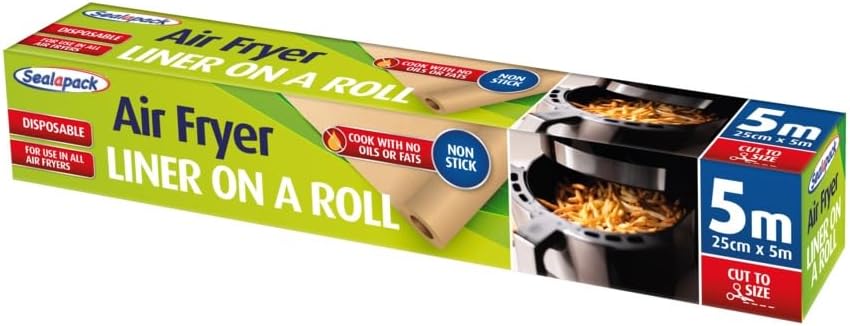 sealapack-disposable-air-fryer-liner-roll-25cm-x-5m-non-stick-5m-roll-.jpg Sealapack Disposable Air Fryer Liner Roll (25cm x 5m)