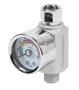 Sealey Ar01 On-Gun Air Pressure Regulator/Gauge