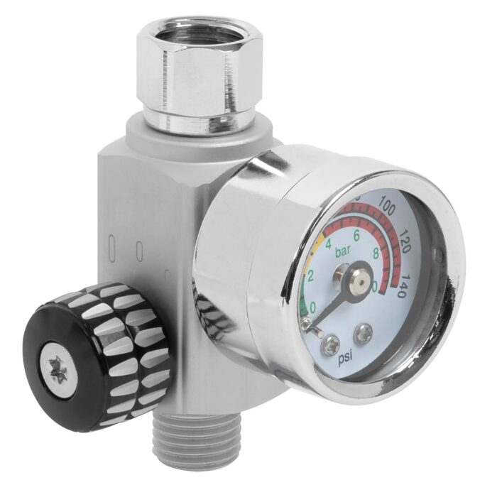 Sealey Ar01 On-Gun Air Pressure Regulator/Gauge Sealey Ar01 On-Gun Air Pressure Regulator/Gauge