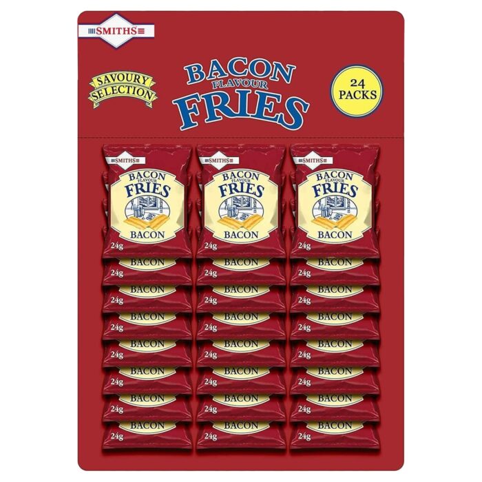 Smiths Savoury Snacks Pub Card Bundle Scampi Fries 24 x 27g and Bacon Fries 24 x 24g Pubcard Mix Pack (48 Bags Total) Smiths Savoury Snacks Pub Card Bundle Scampi Fries 24 x 27g and Bacon Fries 24 x 24g Pubcard Mix Pack (48 Bags Total)