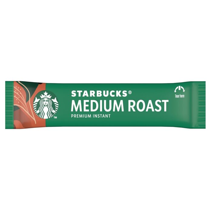 STARBUCKS Medium Roast Instant Coffee Sachets - 50 x 2.3 g STARBUCKS Medium Roast Instant Coffee Sachets - 50 x 2.3 g