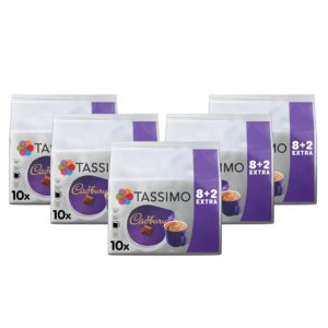 Tassimo Cadbury Hot Chocolate Pods x10 (Pack of 5