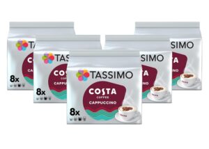 Tassimo Costa Cappuccino Coffee Pods X8 (Pack of 5