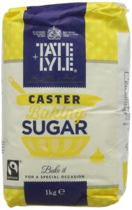 Tate & Lyle - Caster Sugar - Fine Crystals for Smooth Blending and Baking - Perfect for Sponge Cakes & Pastries - Available in Different Sizes - 1 x 5kg