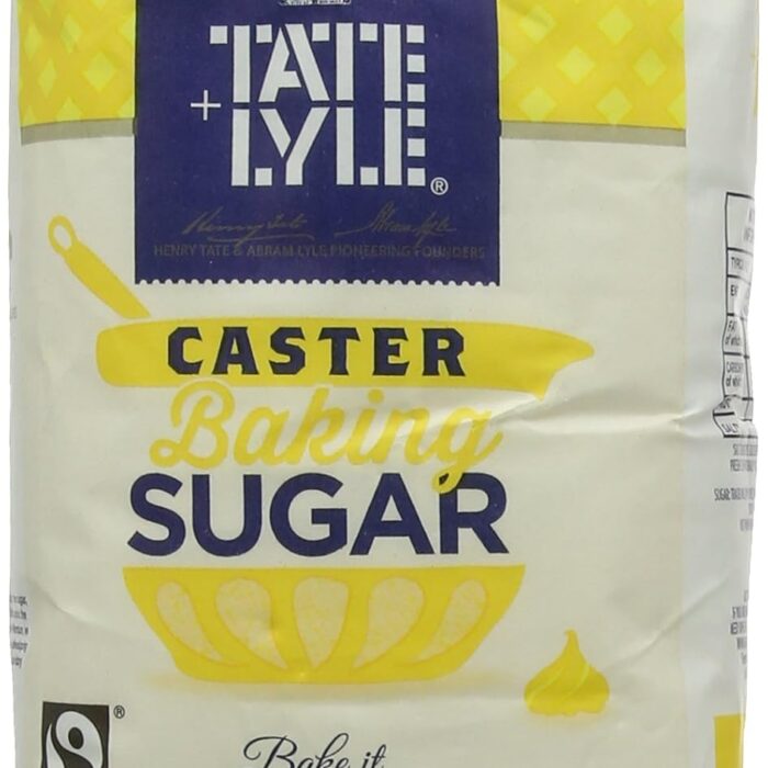 Tate & Lyle - Caster Sugar - Fine Crystals for Smooth Blending and Baking - Perfect for Sponge Cakes & Pastries - Available in Different Sizes - 1 x 5kg