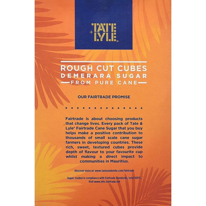 Tate & Lyle Demerara Rough Cut Sugar Cubes 1 kg (Pack of 1) Tate & Lyle Demerara Rough Cut Sugar Cubes 1 kg (Pack of 1)