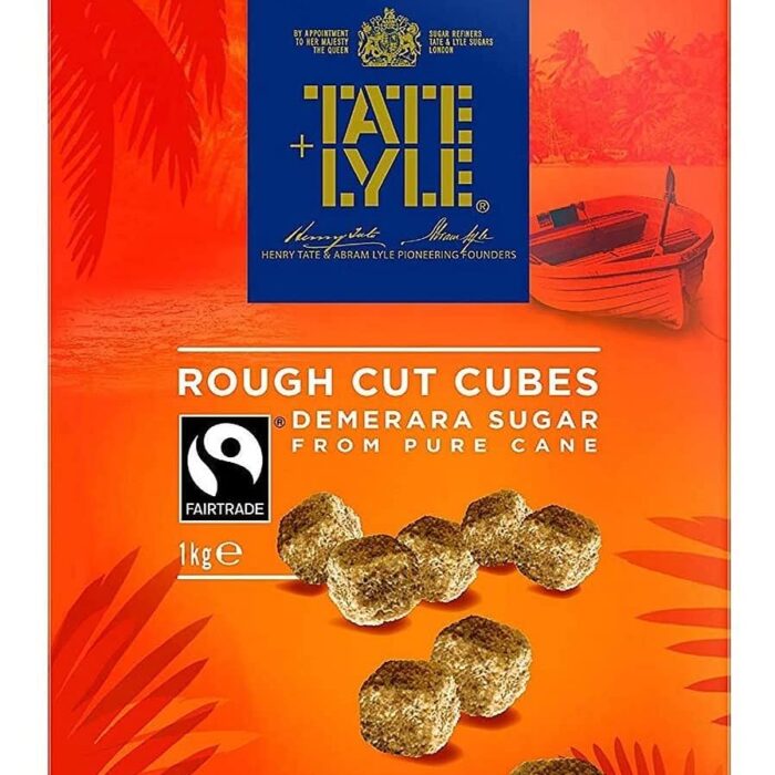 Tate & Lyle Demerara Rough Cut Sugar Cubes 1 kg (Pack of 1) Tate & Lyle Demerara Rough Cut Sugar Cubes 1 kg (Pack of 1)